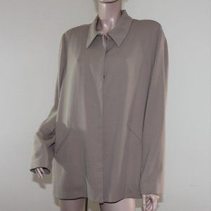 Coldwater Creek Microfiber Blouse tan